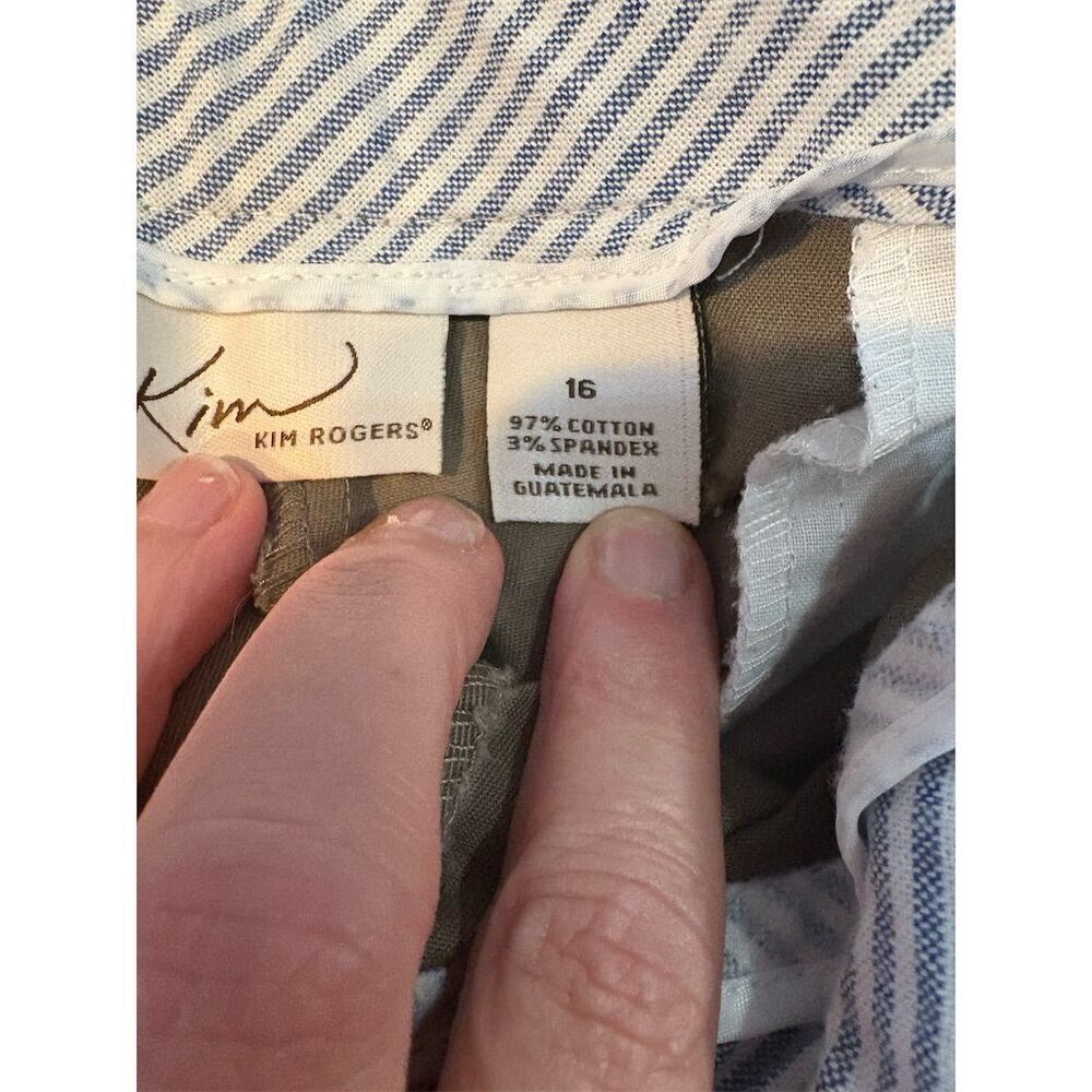 Kim Rogers Women's Dress Pants Size 16 Gray Slacks - Picture 6 of 9